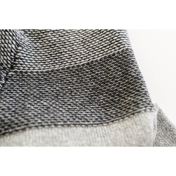 urban pipeline men's Large gray striped sweater 3/4 zip - Picture 10 of 10